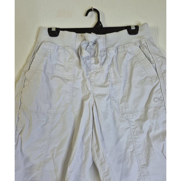 Calvin Klein Performance Light Beige (Fog) Shorts Women's Size M - Picture 1 of 9
